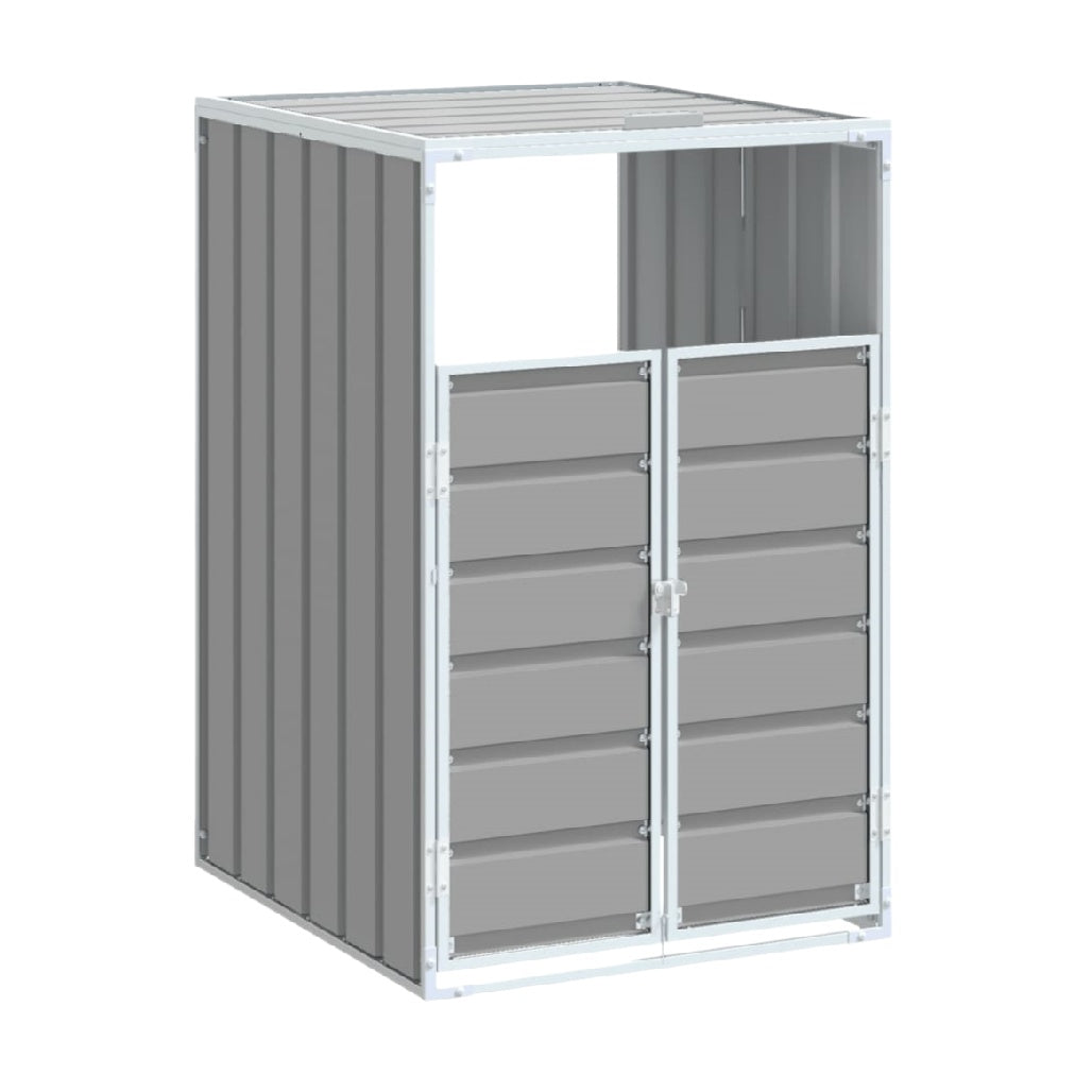 金属製ガーデンシェッド - 庭の収納および工具保管用 - 板金製 - 100 x 80 x 180